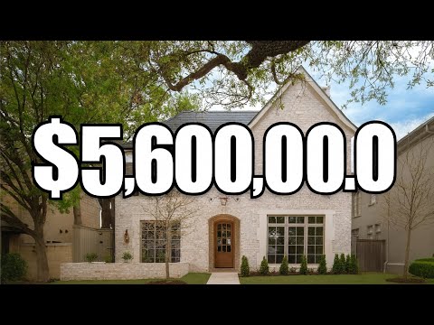 Inside a $5.6M French Estate in University Park, Texas | 7 Beds • 9 Baths • 6,286 SqFt