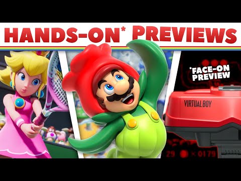 We PLAYED Mario Tennis Fever, NSO Virtual Boy, & Bellabel Park! (Hands-On Previews!)