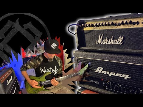 Marshall Valvestate 8100 vs Ampeg VH150 - Metal