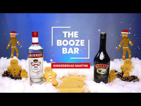 The Booze Bar | How to make a Gingerbread Martini