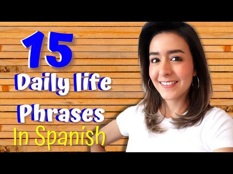 Speak like a NATIVE - 15 Daily Life PHRASES in Spanish