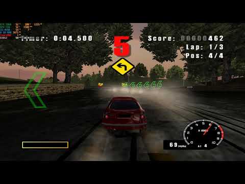 Burnout Walkthrough Part 9 - "Savage Streets GP - Cliffhanger" [2160p60]