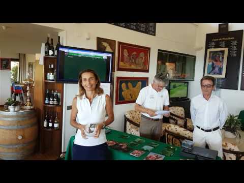 Premiazione gara golf "19° TOURISTGOLF & TRAVEL CUP " - G.C.Punta Ala 02.07.2017