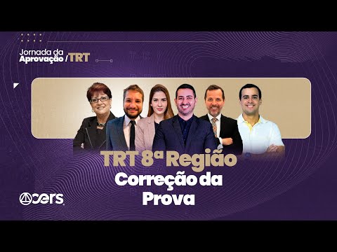 Correção da Prova TRT 8ª Região PA