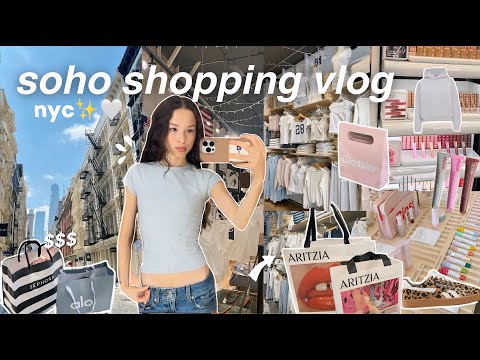SHOP WITH ME!!🛍️ *shopping spree in Soho, NYC!!* clothing, beauty, & more!