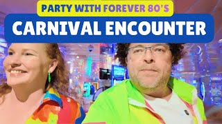 Carnival Encounter 80’s Cruise Finale | Dinner at Trattoria with Rob & Ali