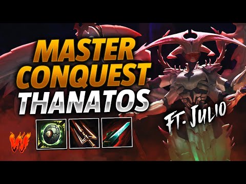 THANATOS, EL EARLY NO LO ES TODO PERO... ft. Julio - Warchi - Smite Master Conquest