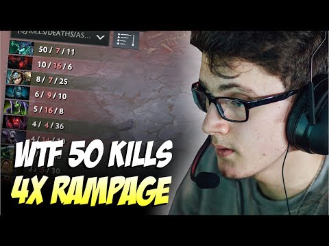 2x DOUBLE RAMPAGE! - Miracle OD 50 Kills 4x Rampage 7.06 Epic - Top Pro Player Dota 2