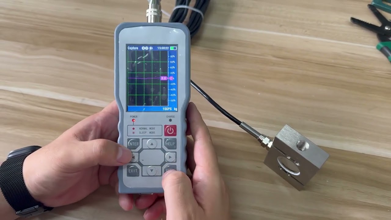 QLB9 Handheld Weighing Indicator + QLFS S-Type Load Cell | Quick Setup & Demo by qlsensor