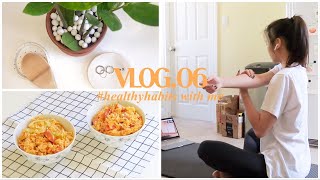 vlog/06 🛒 healthy habits, intuitive eating, and DIY clay decor