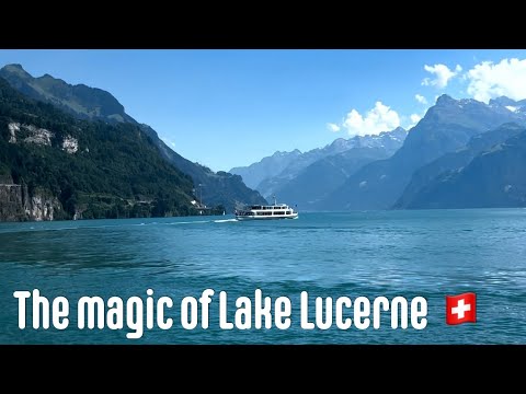 The most beautiful lake in Switzerland🇨🇭 Incredible views of Lake Lucerne🇨🇭🌹