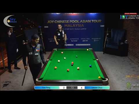 Johann Chua VS Tian Feng | Joy Chinese Pool Asian Tour Malaysia 2019