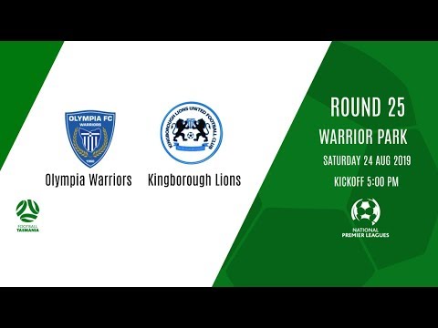 NPL Round 25, Olympia Warriors v Kingborough Lions at Warrior Park
