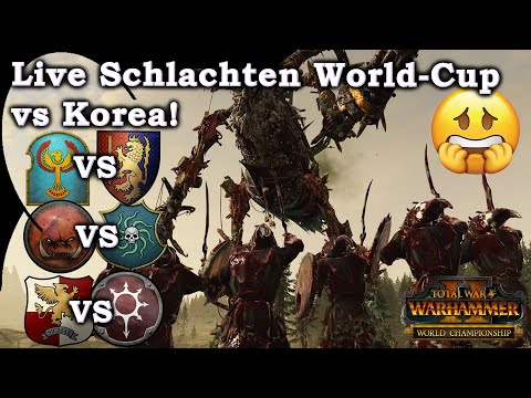 Hamster vs Korea live im Warhammer WORLD CUP! - Total War: Warhammer 2