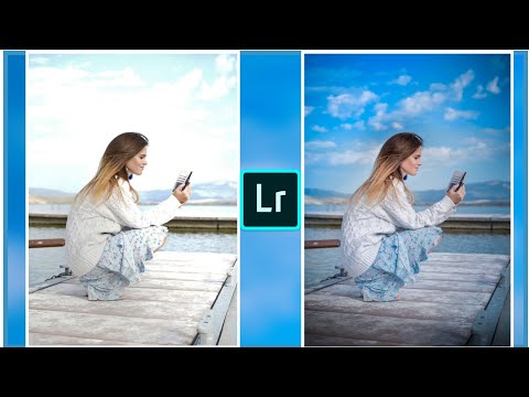 Lightroom cc Blue Sky Editing Tutorial | Lightroom Blue Tone Editing | Jitesh editz