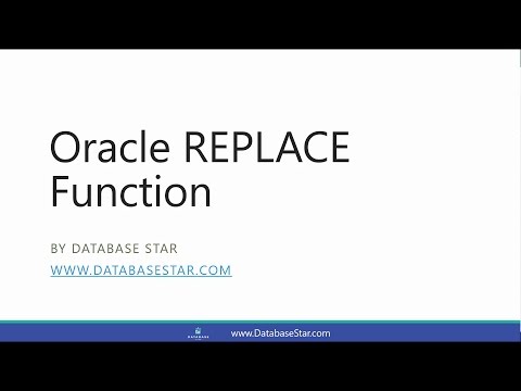 Oracle Replace Function