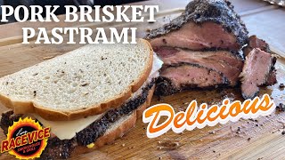 DELICIOUS!! Pork Brisket Pastrami on the Weber Smokey Mountain, Absolute Must Try!!@GrillwithWeber