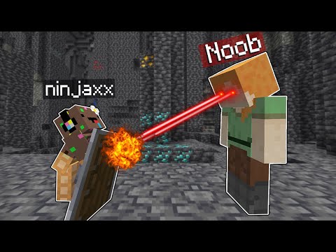 J'ai donné des Pouvoirs Cheat à un Noob sur Minecraft..