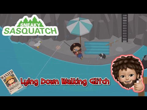 Sneaky Sasquatch - Lying down walking glitch