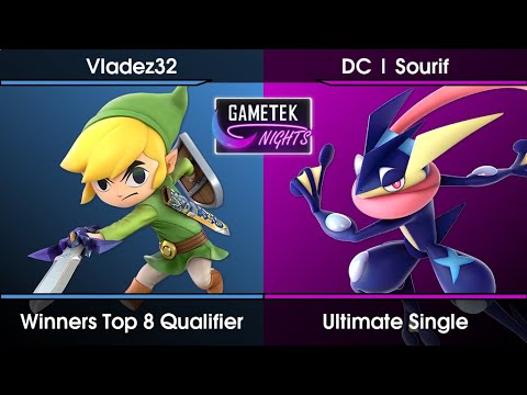 Gametek Night 2022.27 - Vladez32 (Toon Link) Vs. Sourif (Greninja) SSBU Ultimate Tournament
