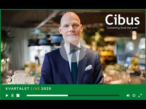 Christian Fredrixon VD, Cibus i Kvartalet Live 2025.