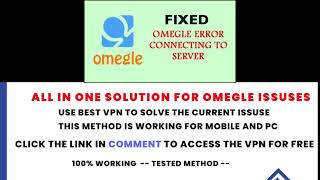 Omegle: How To Fix Stranger Screen Not Loading in Omegle On PC/Laptop