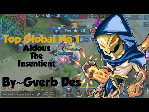 Top Global No 1. Aldous the insentient|Gameplay by~Gverb Des_Mobile Legends