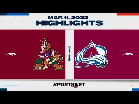 NHL Highlights | Coyotes vs. Avalanche - March 11, 2023