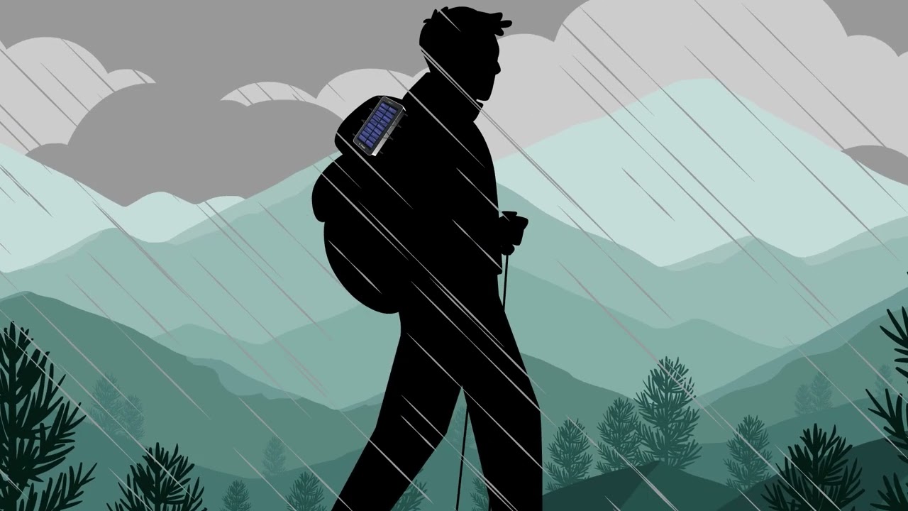 Sun-Powered Freedom | Portable Solar Charger 2D Promo Animation