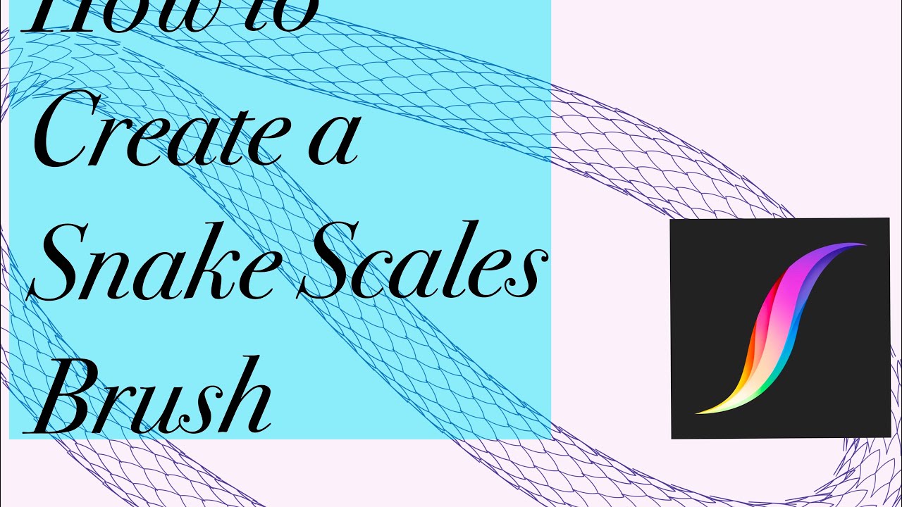 Creating a Snake Scales Brush w/ Procreate Tutorial (Brush Download)