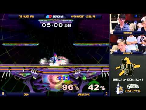 The Golden Bair - Open Bracket - Losers R8: DKUO (Falco) vs Warwick Foe (Jigglypuff)