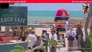Live Watch of the Southern Most Point Cam from the Southern Most Beach Cafe LIVESTREAM!!