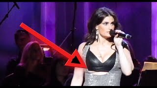 Idina Menzel's Boob Falls Out At Radio City Music Hall