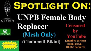 Skyrim (mods) - Hope - Spotlight On: UNPB Female Body Replacer | Mesh Only | Chainmail Bikini