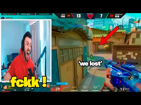 Tarik reacts to Sentinels vs Fnatic Last Round .. VCT 2023 LOCK//IN São Paulo | VALORANT