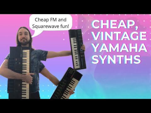 Cheap, Vintage Yamaha Synths are the Best! [PSS-100, PSS-11, PSS-380 Electronic Keyboard Demos]