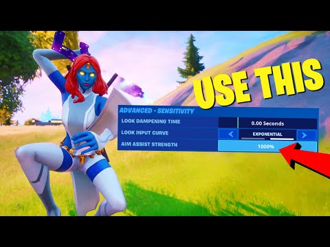 How to BOOST YOUR AIM ASSIST in Fortnite Season 4 (Best Fortnite Settings)