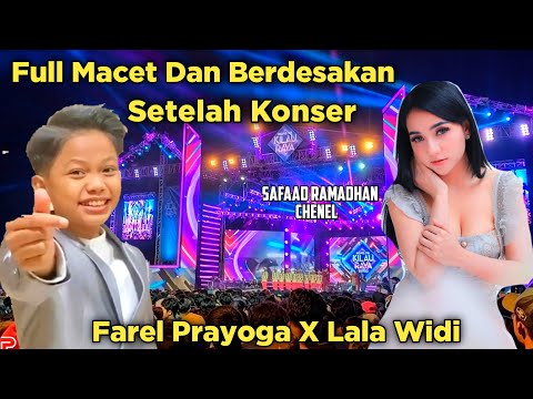 Full Macet Dan Berdesak Desakan Setelah Acara Farel Prayoga X Lala Widi Jember Edu Garden