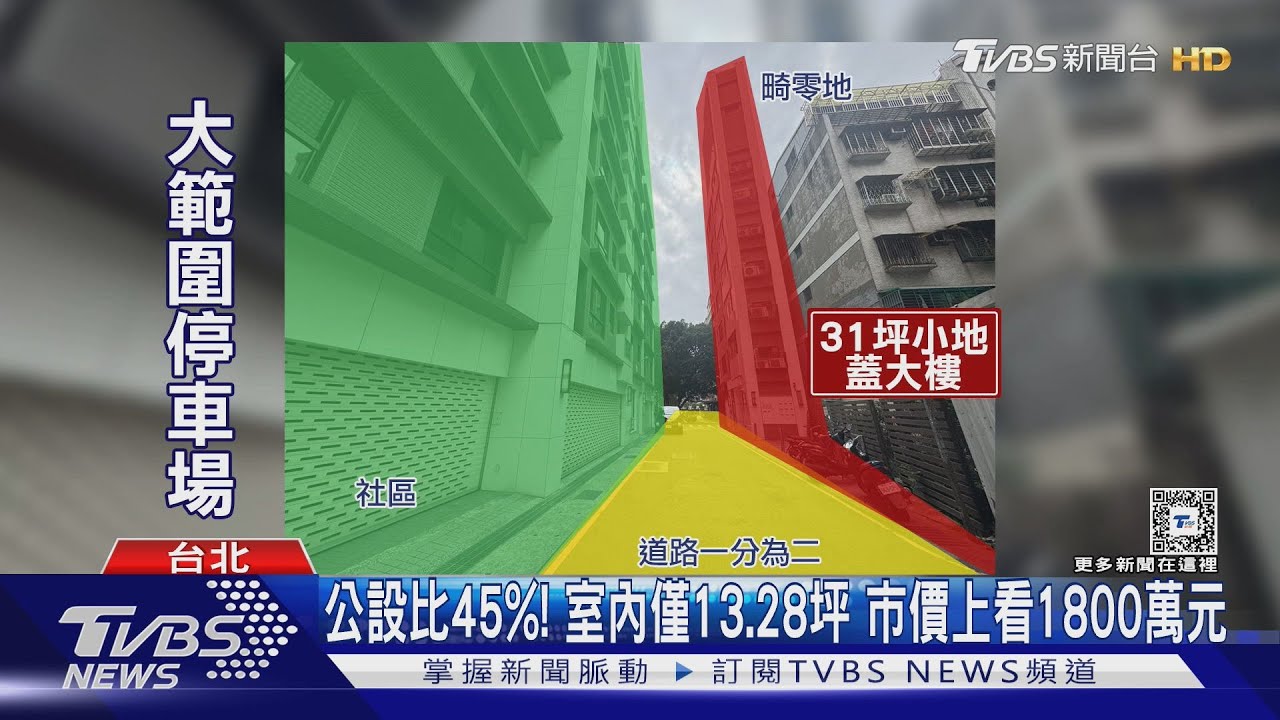 寬2.8米!三重「牙籤宅」畸零地7樓高 民眾:好窄