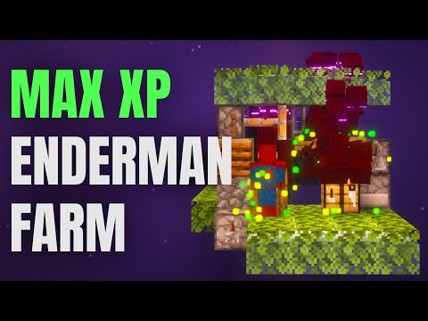 One-Hit, No Endermite Enderman Farm for Minecraft 1.20+, 1.21