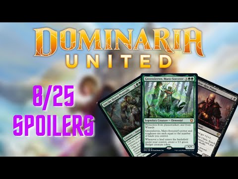 Dominaria United 8/25 Spoilers - Set Booster Exclusive Commander Cards, Giant Monkey, Cleric Lord