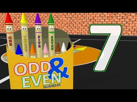 Learn Odd & Even Numbers 1 to 10 with Crayons