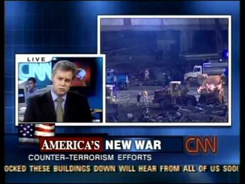 CNN 9/11 LIVE TV Coverage (9/15/01) 3:30 A.M - 3:45 A.M