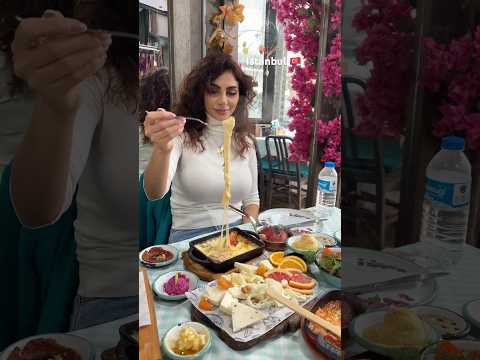 Turkish breakfast in Istanbul Turkey 🇹🇷 #istanbultourism #istanbul #turkey