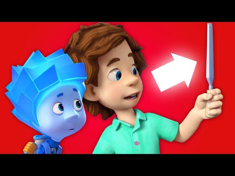 Simka und Nolik retten den Tag: Tom's Werkzeugkasten-Katastrophe | Die Fixies | Animation für Kinder