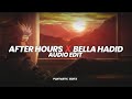 after hours x bella hadid voicemail - [edit audio]
