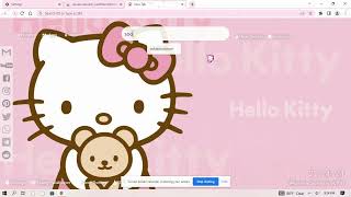 How to put hello kitty wallpaper