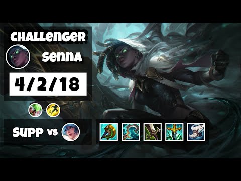 Senna 11.16 Gameplay Challenger Replay S11 Support (4/2/18) - NA