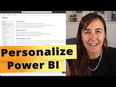 Customizing Power BI Desktop Options Customizing Power BI Desktop Options
