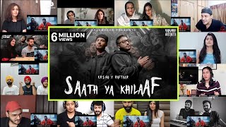 KR$NA×RAFTAAR - SAATH YA KHILAAF | @Kalamkaar mashup reaction| YT MASHUP REACTION